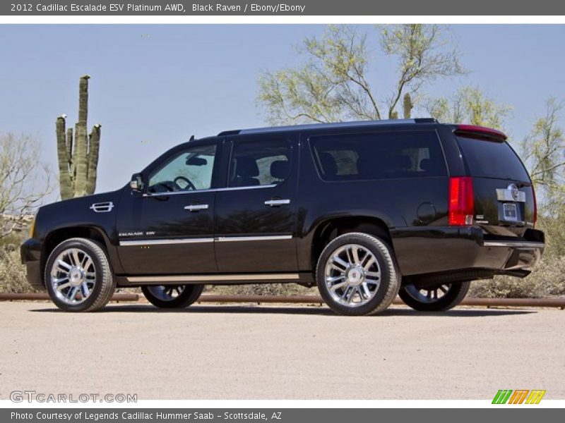  2012 Escalade ESV Platinum AWD Black Raven