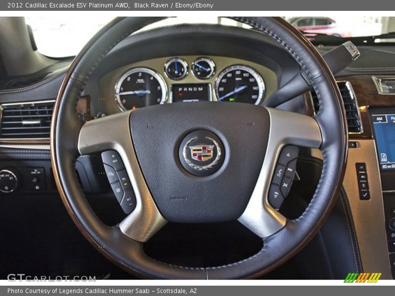  2012 Escalade ESV Platinum AWD Steering Wheel
