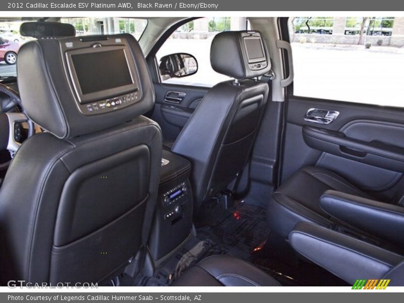 Black Raven / Ebony/Ebony 2012 Cadillac Escalade ESV Platinum AWD