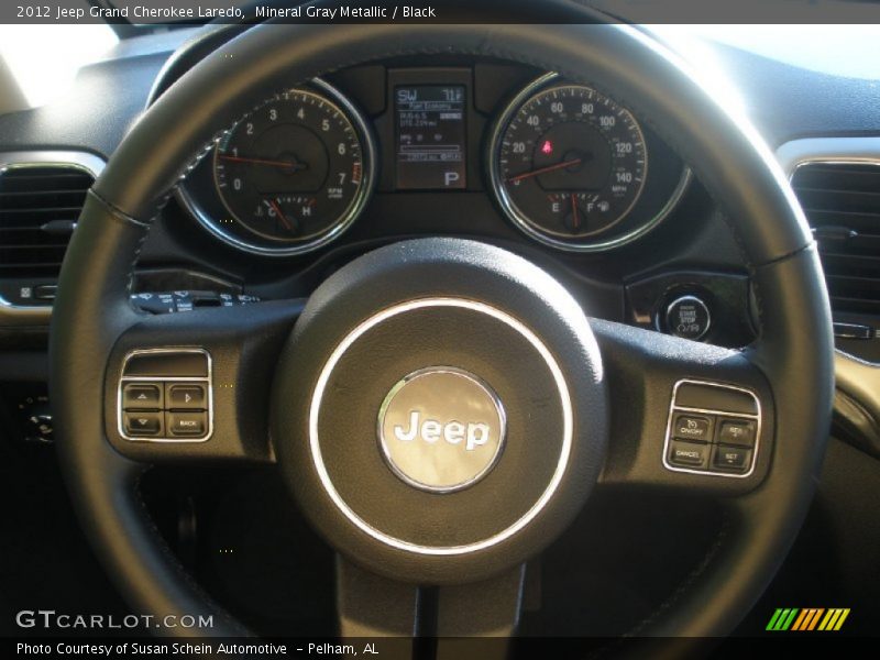 Mineral Gray Metallic / Black 2012 Jeep Grand Cherokee Laredo