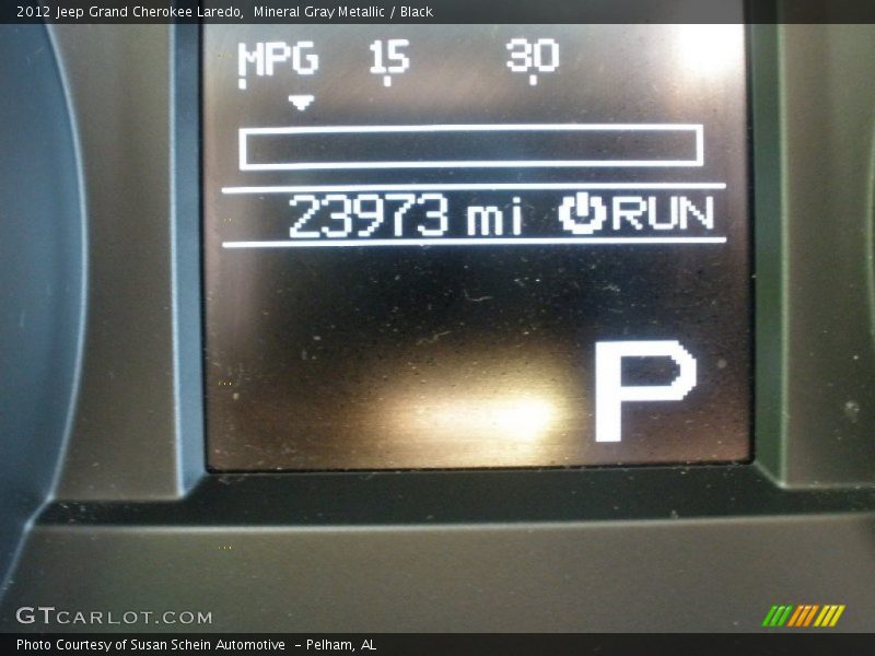Mineral Gray Metallic / Black 2012 Jeep Grand Cherokee Laredo
