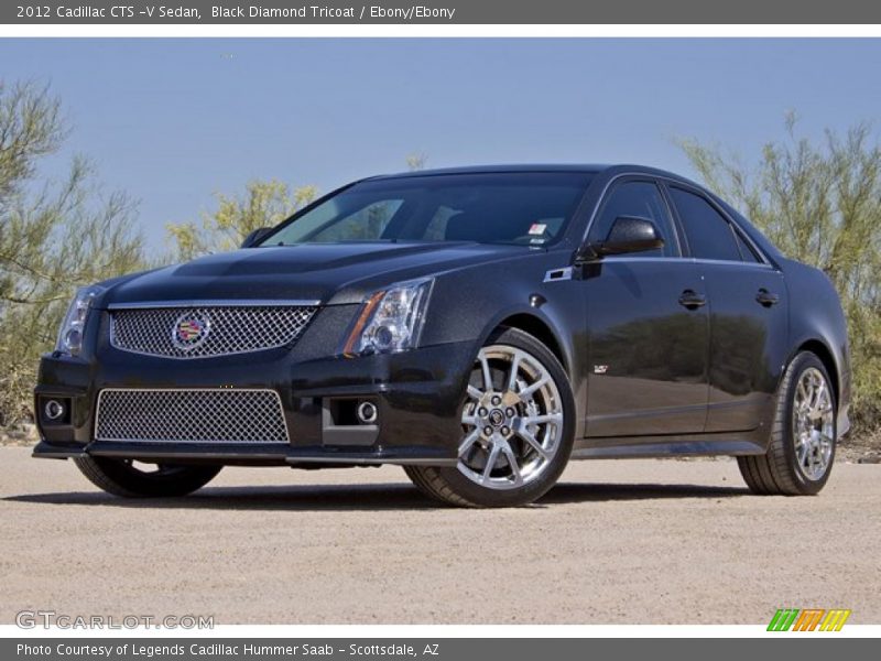 Front 3/4 View of 2012 CTS -V Sedan