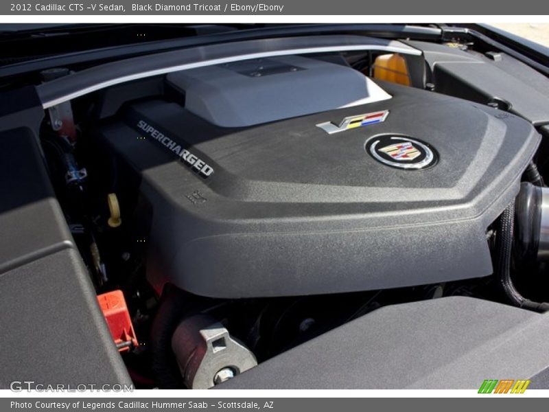 Black Diamond Tricoat / Ebony/Ebony 2012 Cadillac CTS -V Sedan