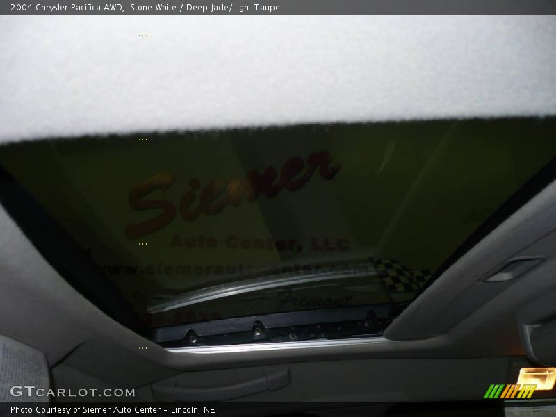 Stone White / Deep Jade/Light Taupe 2004 Chrysler Pacifica AWD