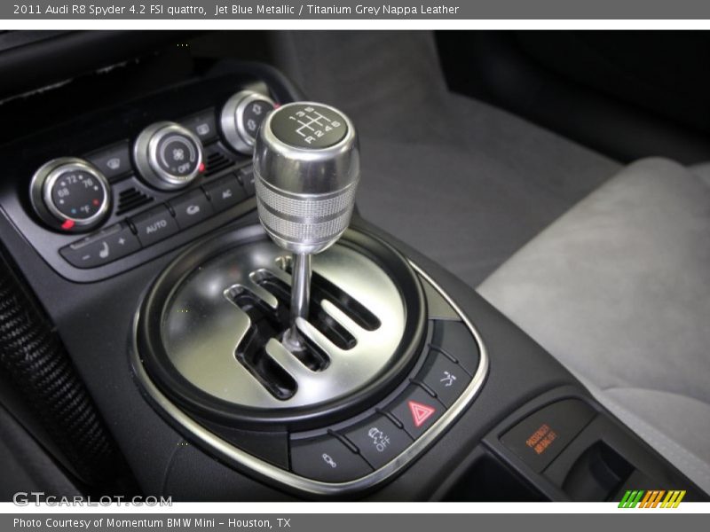  2011 R8 Spyder 4.2 FSI quattro 6 Speed Manual Shifter
