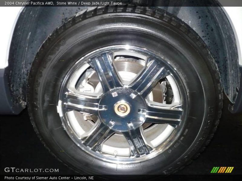 Stone White / Deep Jade/Light Taupe 2004 Chrysler Pacifica AWD