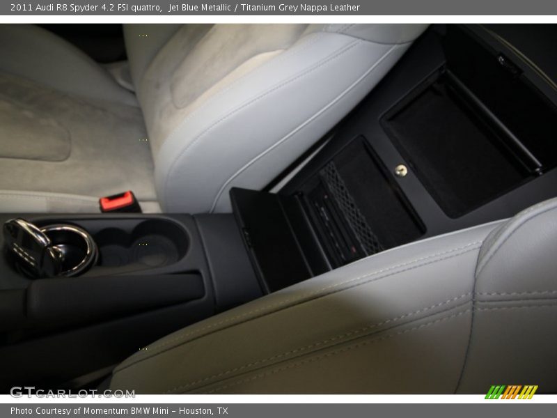 Jet Blue Metallic / Titanium Grey Nappa Leather 2011 Audi R8 Spyder 4.2 FSI quattro