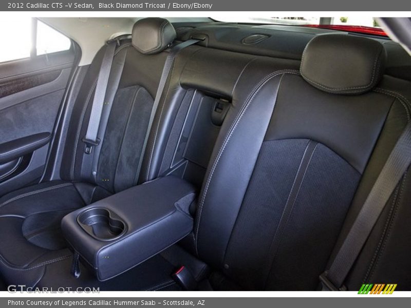 Black Diamond Tricoat / Ebony/Ebony 2012 Cadillac CTS -V Sedan