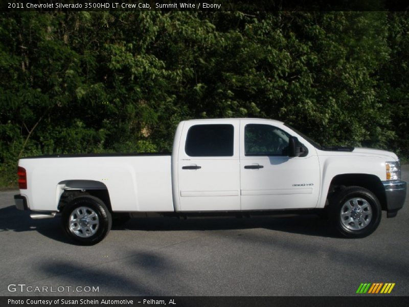 Summit White / Ebony 2011 Chevrolet Silverado 3500HD LT Crew Cab