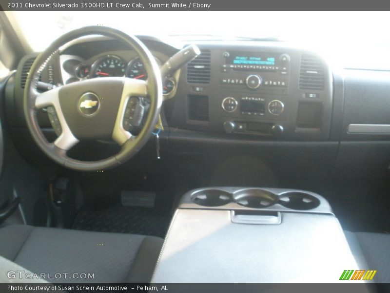 Summit White / Ebony 2011 Chevrolet Silverado 3500HD LT Crew Cab