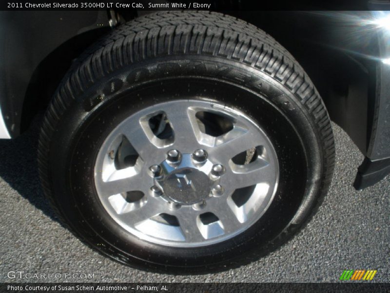 Summit White / Ebony 2011 Chevrolet Silverado 3500HD LT Crew Cab
