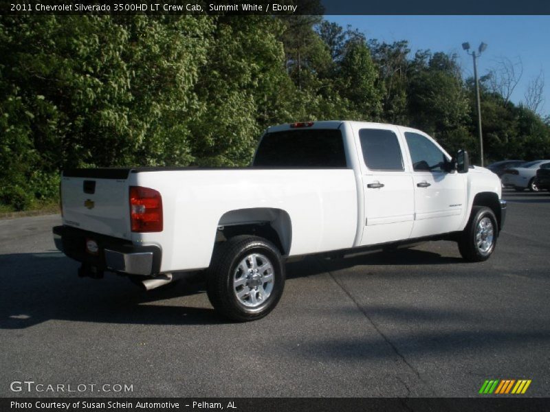 Summit White / Ebony 2011 Chevrolet Silverado 3500HD LT Crew Cab
