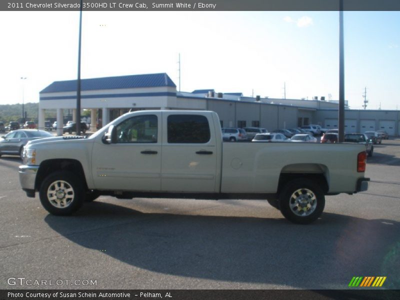 Summit White / Ebony 2011 Chevrolet Silverado 3500HD LT Crew Cab