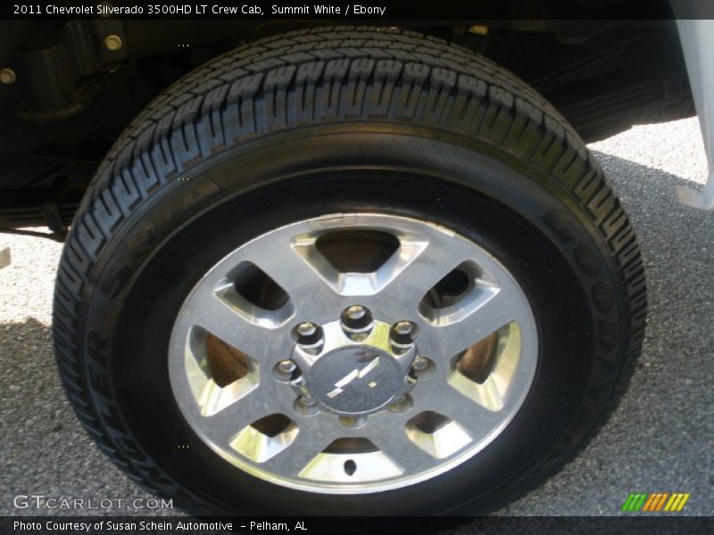 Summit White / Ebony 2011 Chevrolet Silverado 3500HD LT Crew Cab