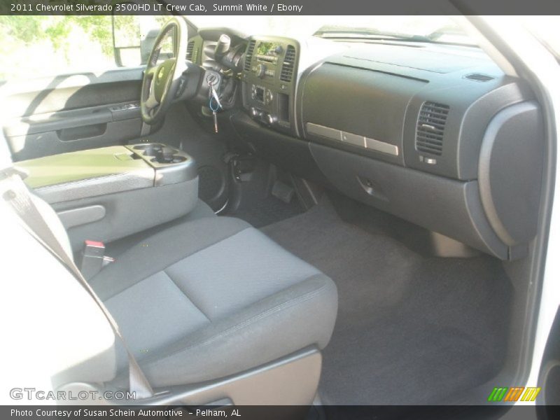 Summit White / Ebony 2011 Chevrolet Silverado 3500HD LT Crew Cab