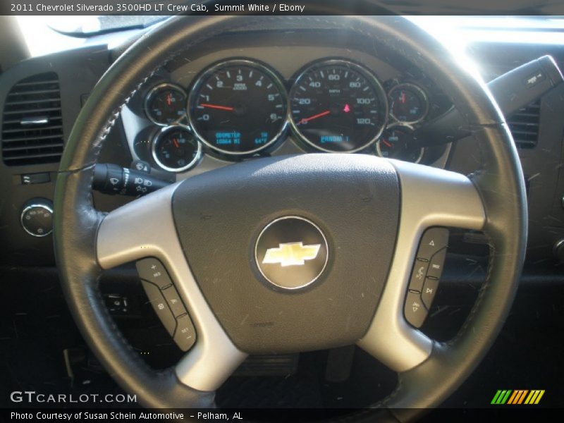 Summit White / Ebony 2011 Chevrolet Silverado 3500HD LT Crew Cab