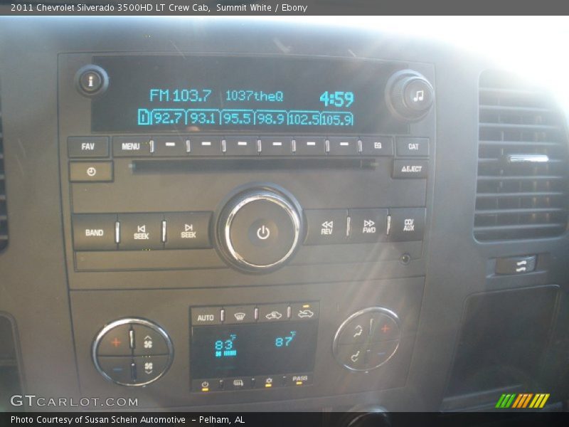 Summit White / Ebony 2011 Chevrolet Silverado 3500HD LT Crew Cab