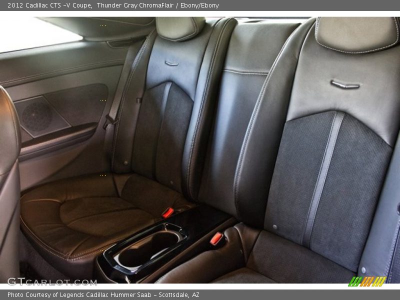 Thunder Gray ChromaFlair / Ebony/Ebony 2012 Cadillac CTS -V Coupe