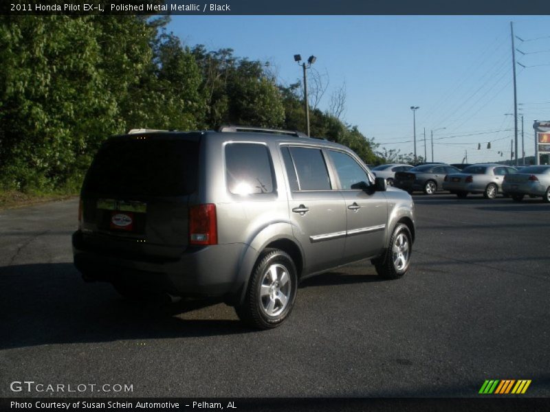 Polished Metal Metallic / Black 2011 Honda Pilot EX-L