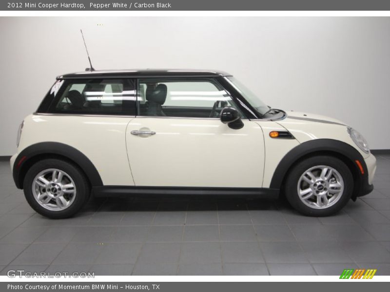 Pepper White / Carbon Black 2012 Mini Cooper Hardtop