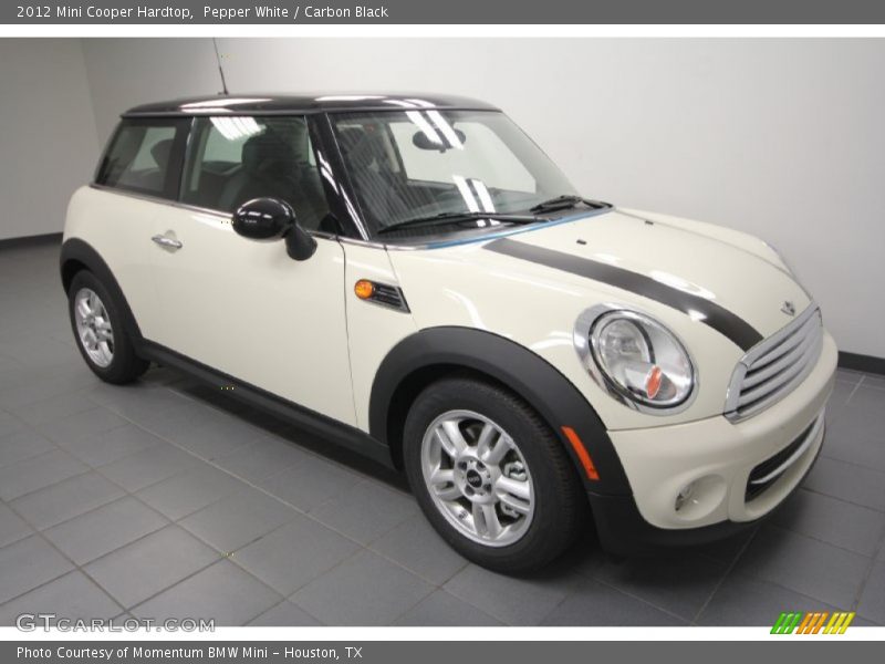Pepper White / Carbon Black 2012 Mini Cooper Hardtop