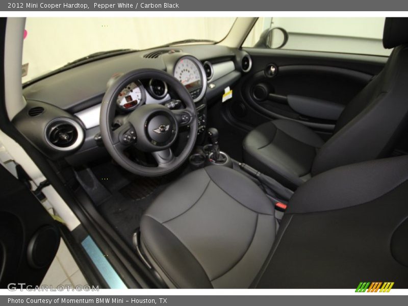 Pepper White / Carbon Black 2012 Mini Cooper Hardtop