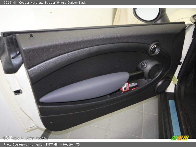 Pepper White / Carbon Black 2012 Mini Cooper Hardtop