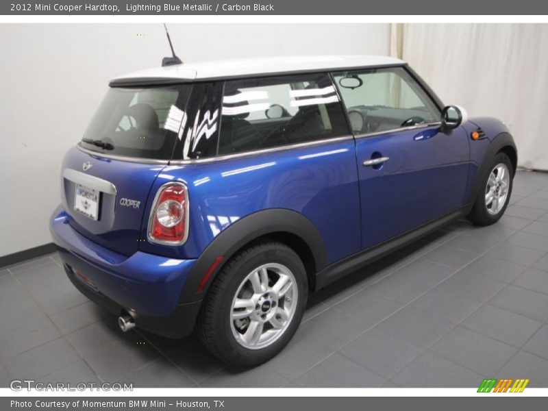 Lightning Blue Metallic / Carbon Black 2012 Mini Cooper Hardtop