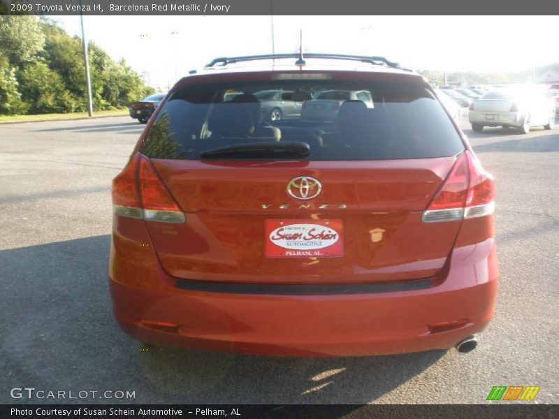 Barcelona Red Metallic / Ivory 2009 Toyota Venza I4