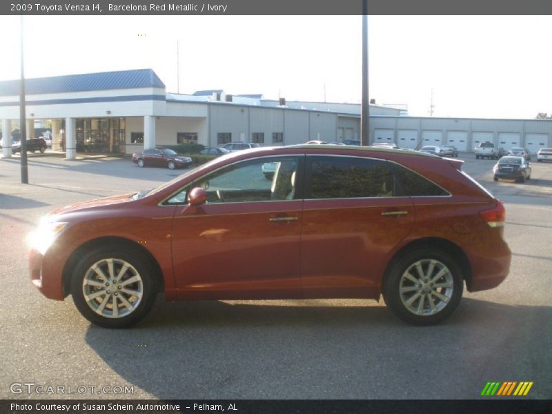 Barcelona Red Metallic / Ivory 2009 Toyota Venza I4