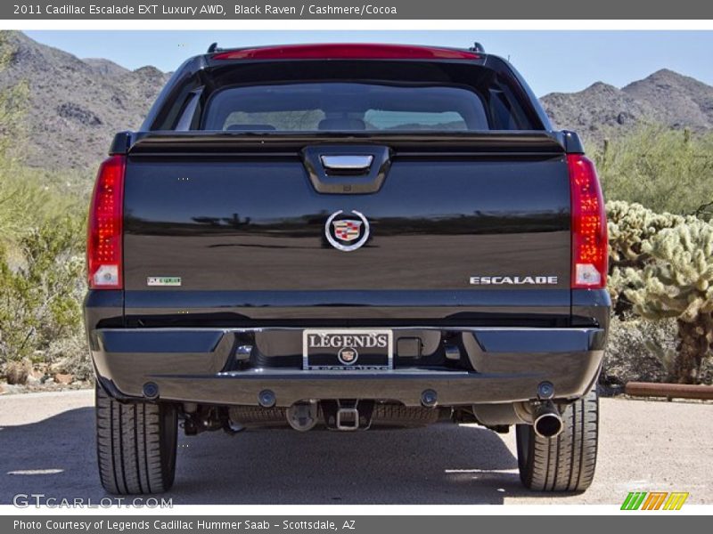 Black Raven / Cashmere/Cocoa 2011 Cadillac Escalade EXT Luxury AWD