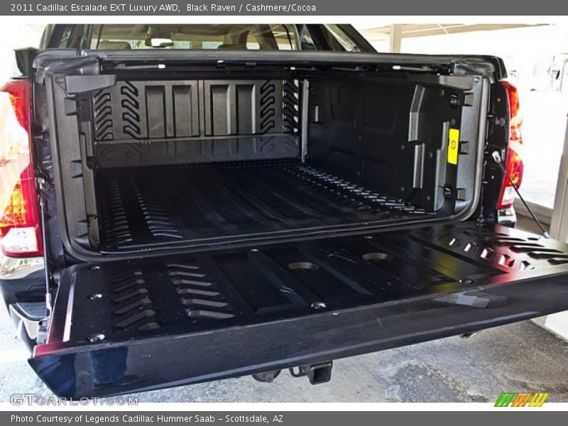 Black Raven / Cashmere/Cocoa 2011 Cadillac Escalade EXT Luxury AWD