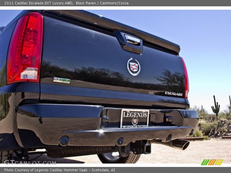 Black Raven / Cashmere/Cocoa 2011 Cadillac Escalade EXT Luxury AWD