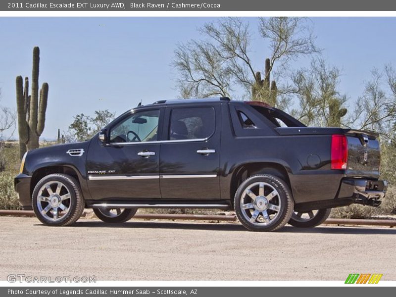 Black Raven / Cashmere/Cocoa 2011 Cadillac Escalade EXT Luxury AWD