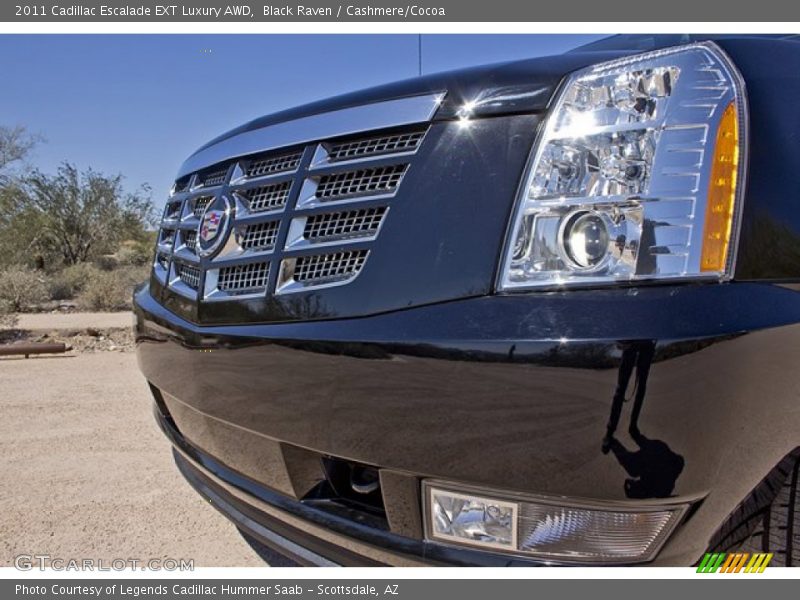 Black Raven / Cashmere/Cocoa 2011 Cadillac Escalade EXT Luxury AWD