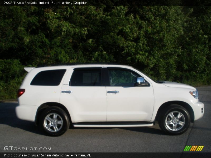 Super White / Graphite 2008 Toyota Sequoia Limited