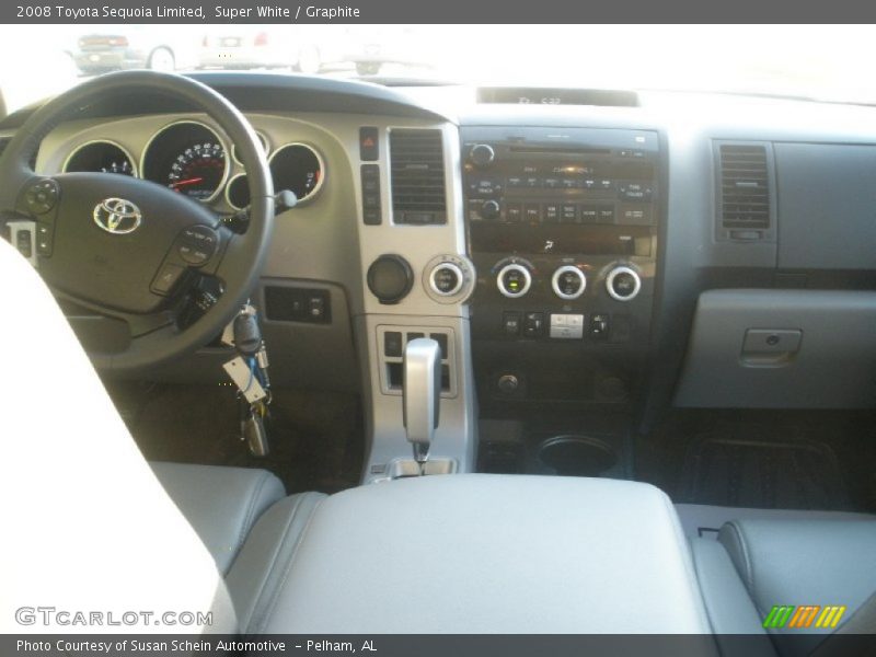 Super White / Graphite 2008 Toyota Sequoia Limited
