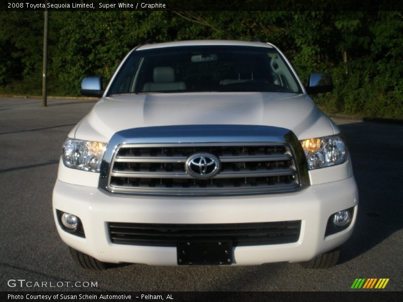 Super White / Graphite 2008 Toyota Sequoia Limited
