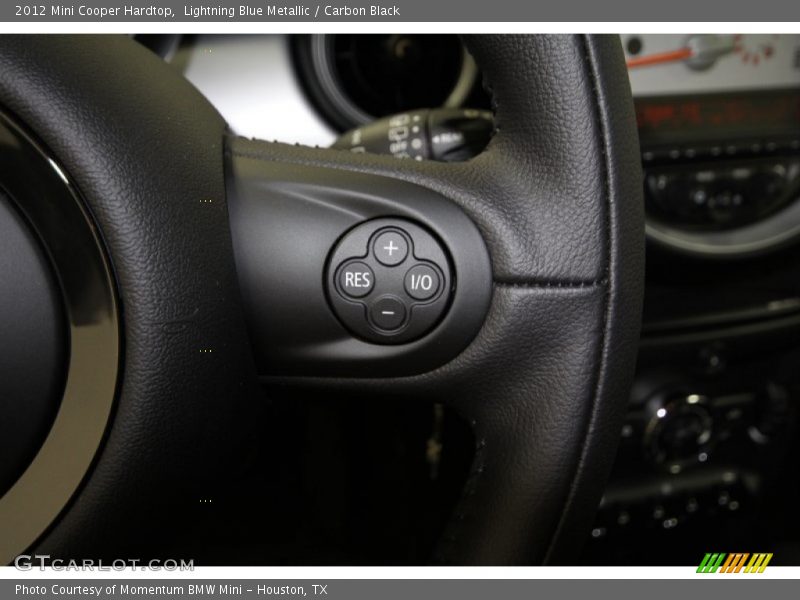 Lightning Blue Metallic / Carbon Black 2012 Mini Cooper Hardtop