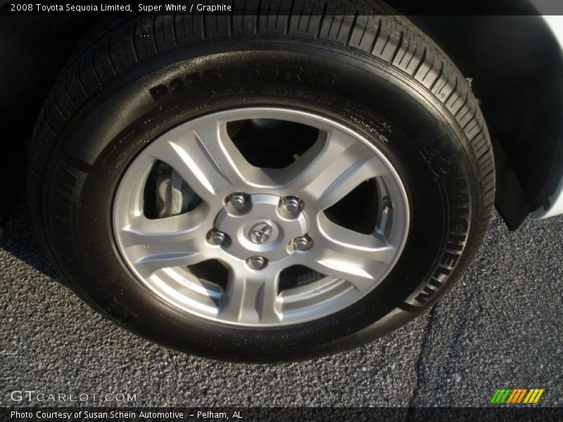 Super White / Graphite 2008 Toyota Sequoia Limited