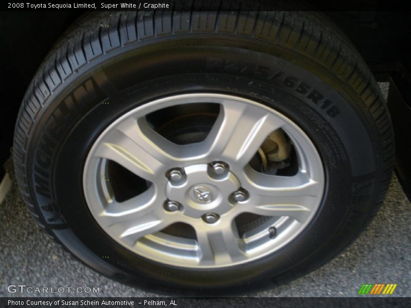 Super White / Graphite 2008 Toyota Sequoia Limited