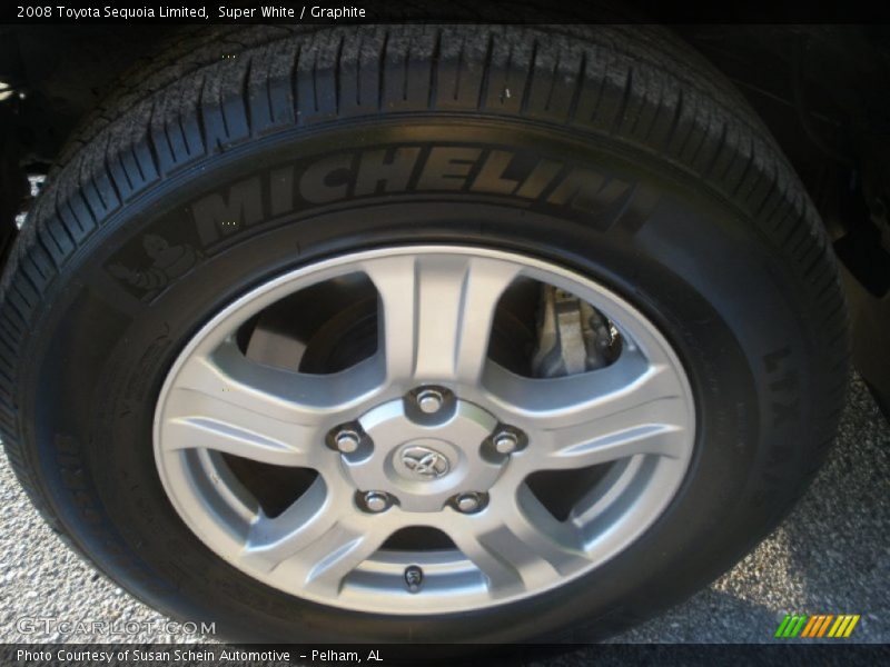 Super White / Graphite 2008 Toyota Sequoia Limited