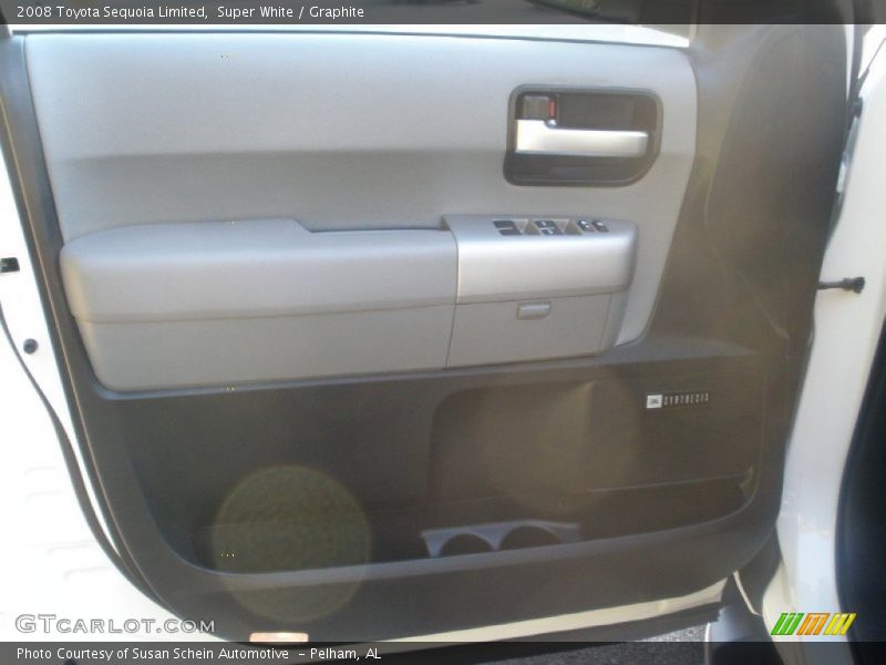 Super White / Graphite 2008 Toyota Sequoia Limited