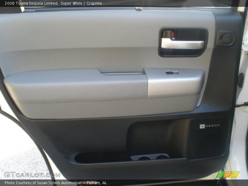 Super White / Graphite 2008 Toyota Sequoia Limited