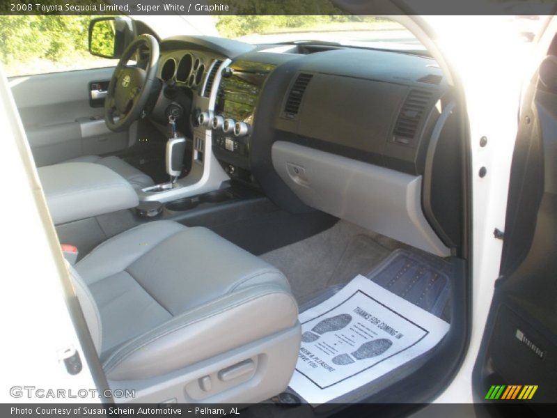 Super White / Graphite 2008 Toyota Sequoia Limited