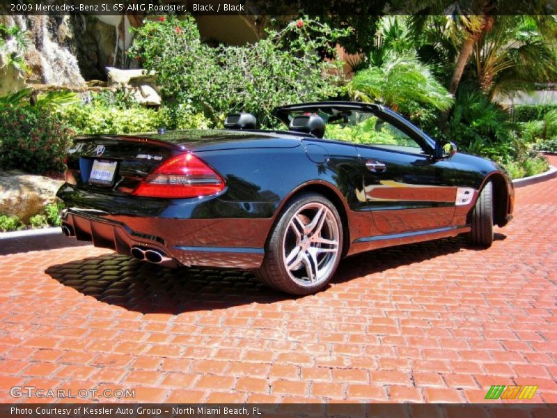 Black / Black 2009 Mercedes-Benz SL 65 AMG Roadster