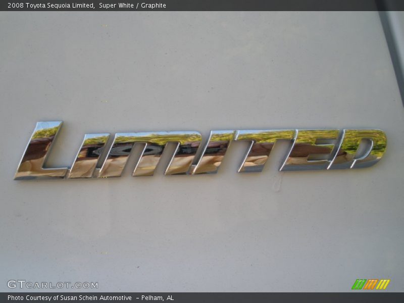 Super White / Graphite 2008 Toyota Sequoia Limited