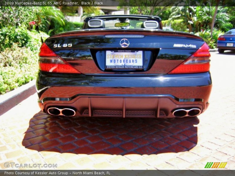 Black / Black 2009 Mercedes-Benz SL 65 AMG Roadster