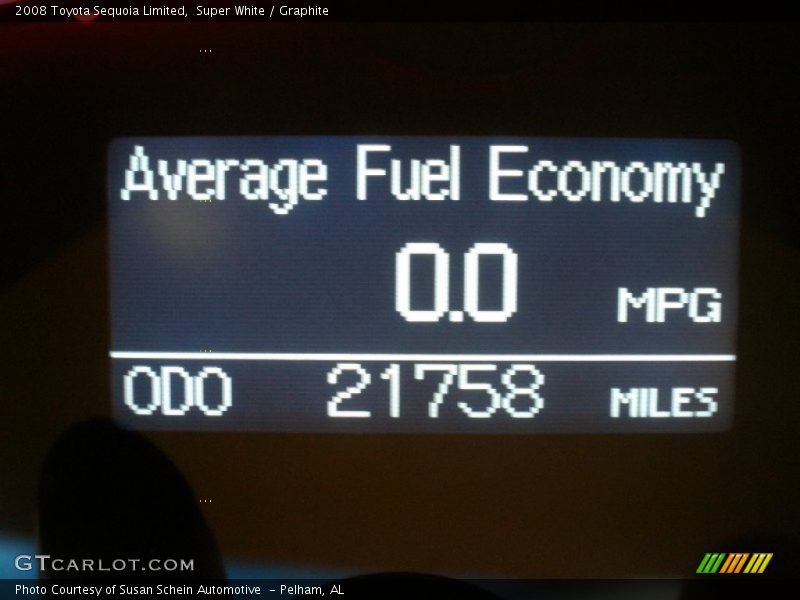 Super White / Graphite 2008 Toyota Sequoia Limited