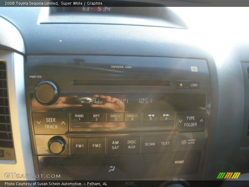Super White / Graphite 2008 Toyota Sequoia Limited
